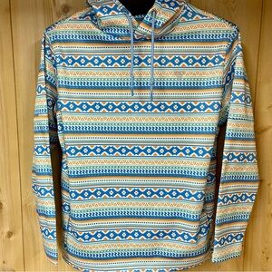 Maelreg Men’s Performance Hoodie Trendy Print Multicolor Fleece Hoodie Medium